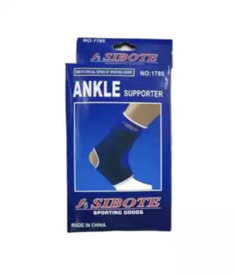 Бандаж на голеностоп SIBOTE 1788 синий универсальный